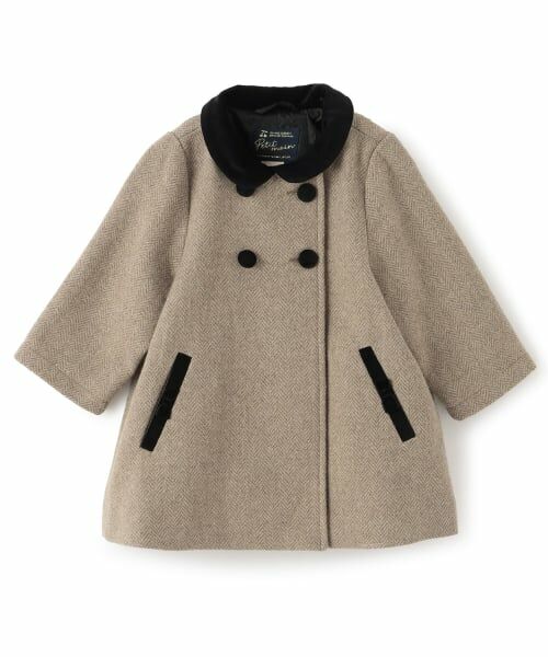 petit main / プティマイン その他アウター | 【リンク】ダブルブレストコート | 詳細8