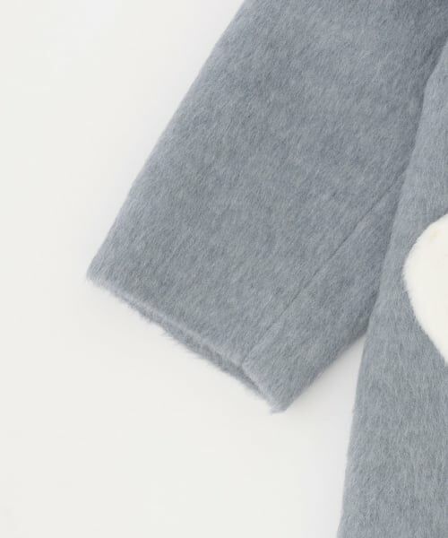 petit main / プティマイン その他アウター | 【洗える】ファー衿ハートポケットコート | 詳細14