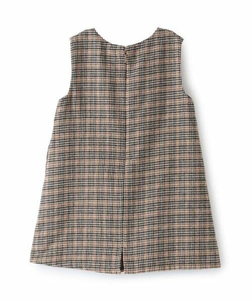 petit main / プティマイン ミニ丈・ひざ丈ワンピース | 【リンク】リボンジャンパースカート | 詳細10