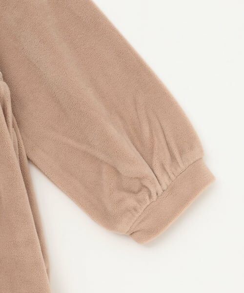 petit main / プティマイン ミニ丈・ひざ丈ワンピース | ベロアレースワンピース | 詳細8