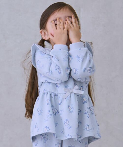 petit main / プティマイン ルームウェア | GIRLSキルティングパジャマ | 詳細1