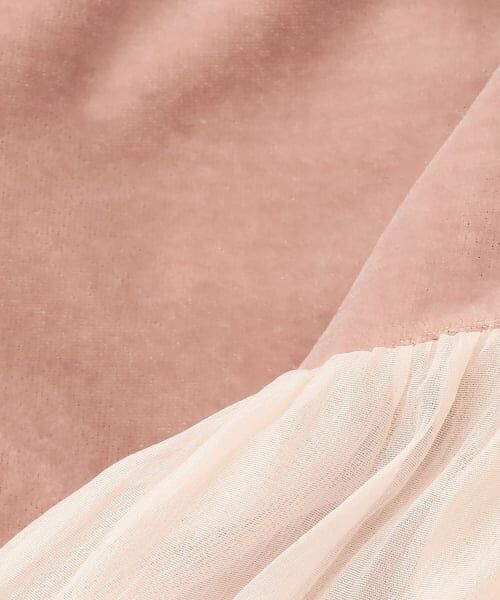 petit main / プティマイン ミニ丈・ひざ丈ワンピース | パフ袖シフォンワンピース | 詳細14