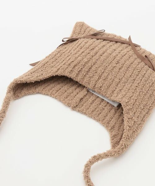 petit main / プティマイン ニットキャップ | マシュマロねこ耳ニット帽 | 詳細9