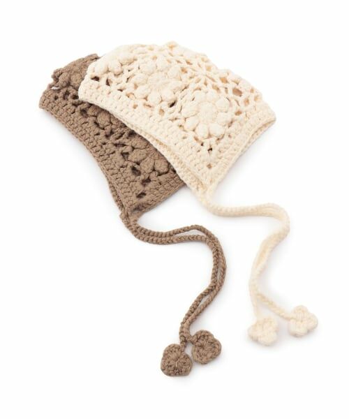 petit main / プティマイン ニットキャップ | かぎ編みボンネット | 詳細6