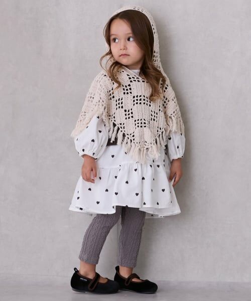 petit main / プティマイン カーディガン・ボレロ | クロシェポンチョ | 詳細4