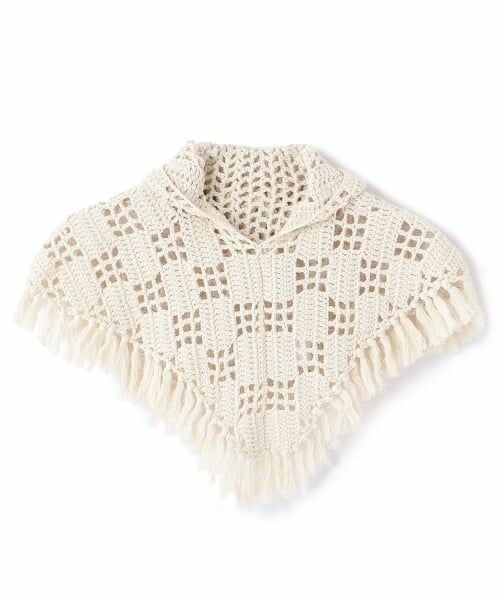 petit main / プティマイン カーディガン・ボレロ | クロシェポンチョ | 詳細5
