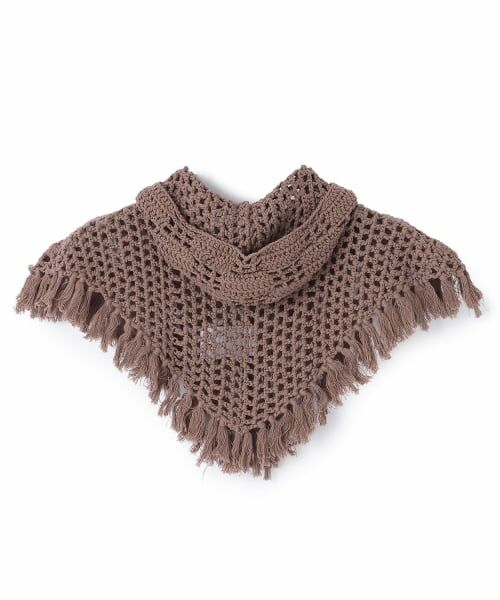 petit main / プティマイン カーディガン・ボレロ | クロシェポンチョ | 詳細6