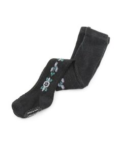 petit main / プティマイン ストッキング・タイツ・その他 | フラワージャガードタイツ