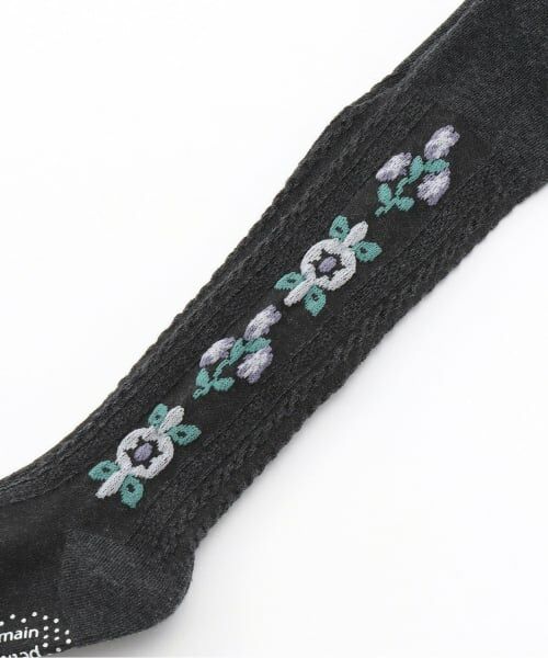 petit main / プティマイン ストッキング・タイツ・その他 | フラワージャガードタイツ | 詳細3