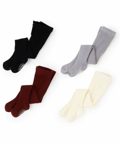 petit main / プティマイン ストッキング・タイツ・その他 | ウール混リブタイツ | 詳細4