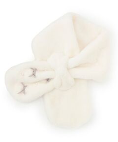 petit main / プティマイン マフラー・ショール・スヌード・ストール | パールリボンティペット