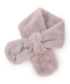 petit main / プティマイン マフラー・ショール・スヌード・ストール | パールリボンティペット