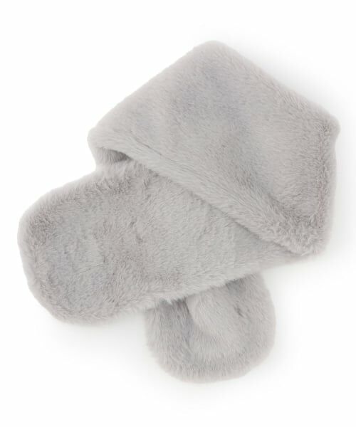 petit main / プティマイン マフラー・ショール・スヌード・ストール | パールリボンティペット | 詳細1