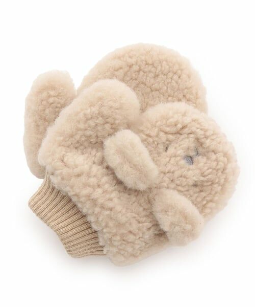 petit main / プティマイン 手袋 | ププテテミトン（薄ベージュ）