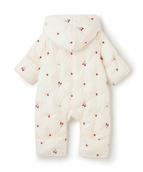petit main / プティマイン ベビー・キッズウエア | 【GIRLS】モチーフキルトジャンプスーツ | 詳細1