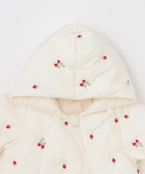 petit main / プティマイン ベビー・キッズウエア | 【GIRLS】モチーフキルトジャンプスーツ | 詳細2