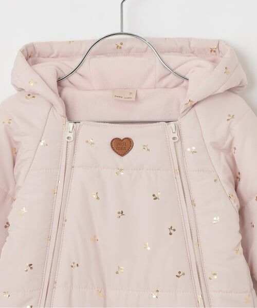 petit main / プティマイン ベビー・キッズウエア | 【リンク】チェリー総柄2WAYジャンプスーツ | 詳細3