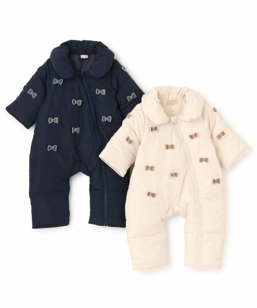 petit main / プティマイン ベビー・キッズウエア | 【リンク】ちびリボンジャンプスーツ | 詳細11