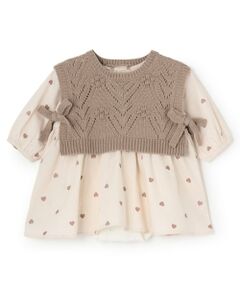 petit main / プティマイン ベビー・キッズウエア | 【リンク】ベストつきOPセットアップ