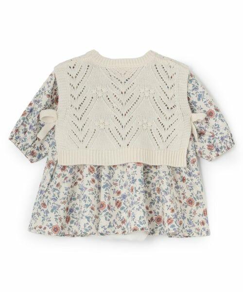 petit main / プティマイン ベビー・キッズウエア | 【リンク】ベストつきOPセットアップ | 詳細3