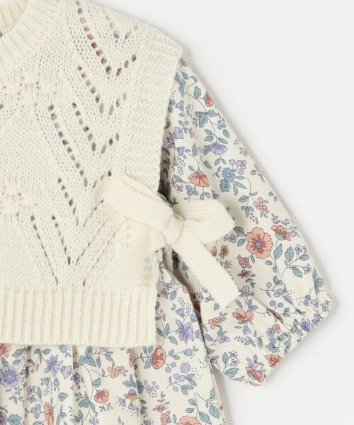 petit main / プティマイン ベビー・キッズウエア | 【リンク】ベストつきOPセットアップ | 詳細6