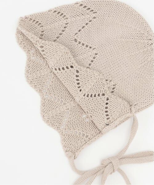 petit main / プティマイン ベビー・キッズグッズ | ニットボンネット | 詳細10