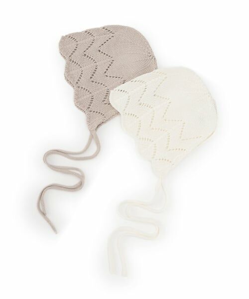 petit main / プティマイン ベビー・キッズグッズ | ニットボンネット | 詳細12