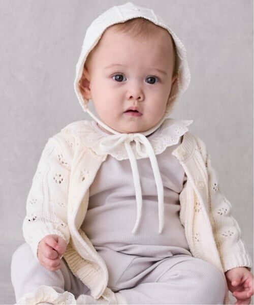 petit main / プティマイン ベビー・キッズグッズ | ニットボンネット | 詳細4