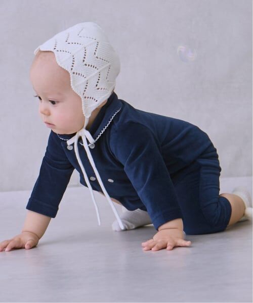 petit main / プティマイン ベビー・キッズグッズ | ニットボンネット | 詳細5