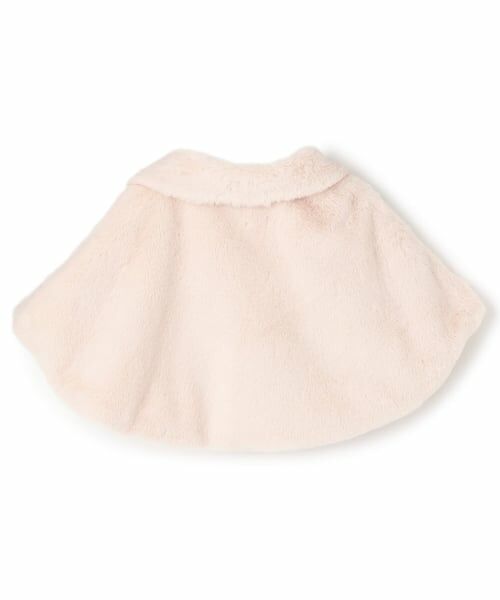 petit main / プティマイン ベビー・キッズウエア | 2WAY衿リボンファーケープ | 詳細3