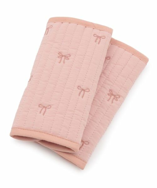 petit main / プティマイン ベビー・キッズグッズ | キルト刺しゅうベルトカバー（ライト ピンク）