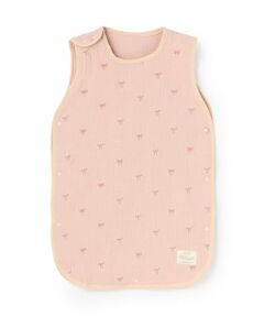 petit main / プティマイン ベビー・キッズウエア | 刺しゅう6重ガーゼスリーパー