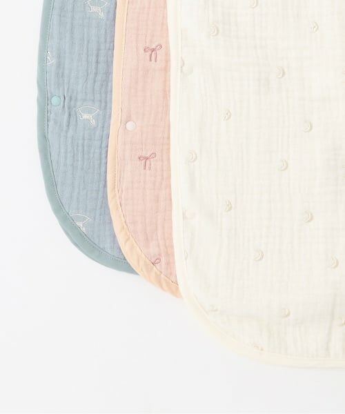 petit main / プティマイン ベビー・キッズウエア | 刺しゅう6重ガーゼスリーパー | 詳細3