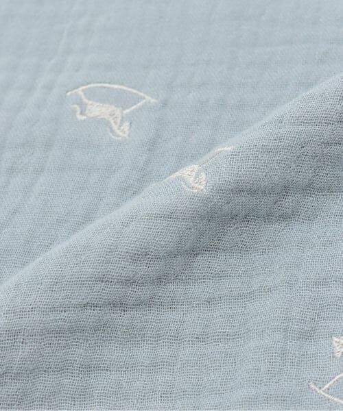 petit main / プティマイン ベビー・キッズグッズ | 刺しゅう6重ガーゼブランケット | 詳細2