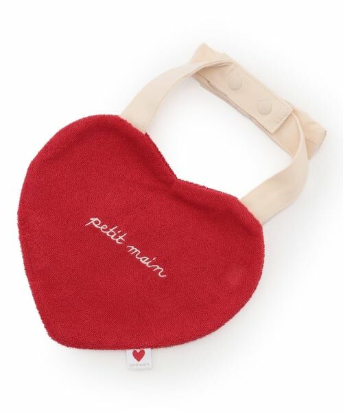 petit main / プティマイン スタイ・ビブ | ハートスタイ | 詳細2