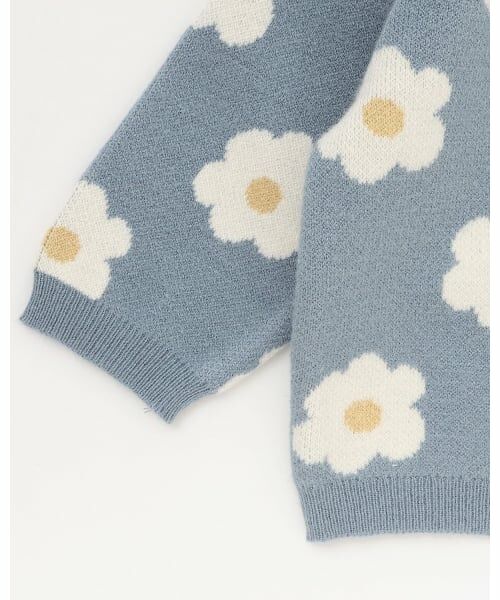 petit main / プティマイン ベビー・キッズウエア | 【dick bruna】花柄ニットカーディガン | 詳細10