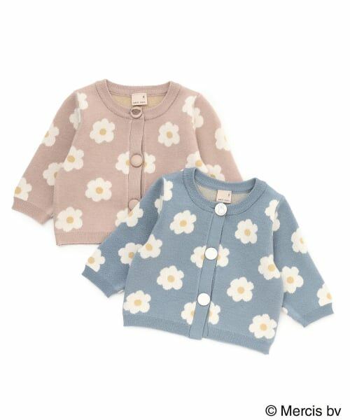petit main / プティマイン ベビー・キッズウエア | 【dick bruna】花柄ニットカーディガン | 詳細12