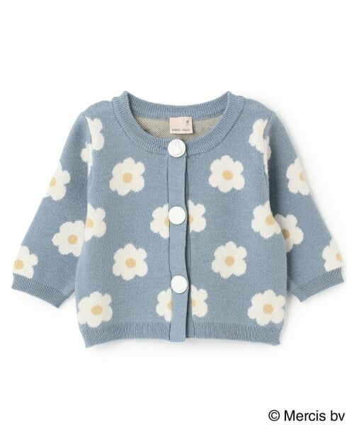 petit main / プティマイン ベビー・キッズウエア | 【dick bruna】花柄ニットカーディガン | 詳細5