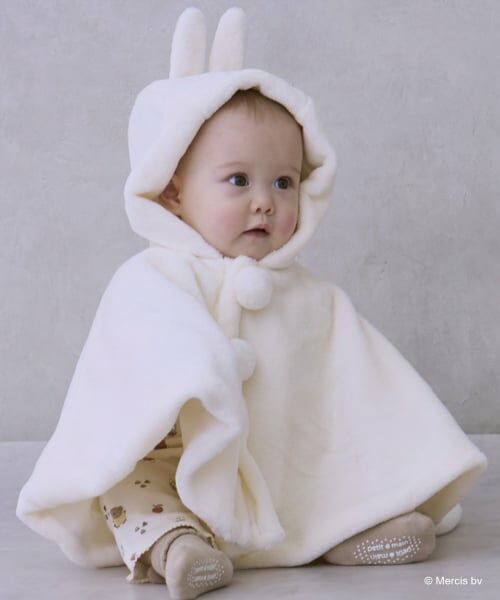 petit main / プティマイン ベビー・キッズウエア | 【dick bruna】耳つきケープ | 詳細3