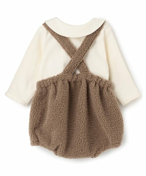 petit main / プティマイン ベビー・キッズウエア | 【dick bruna】衿付きロンパース＋ボアサロペセット | 詳細8