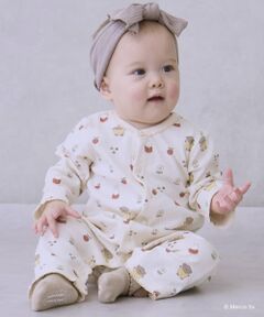 petit main / プティマイン ロンパース | 【dick bruna】総柄カバーオール