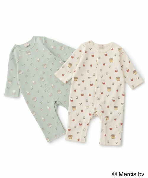 petit main / プティマイン ロンパース | 【dick bruna】総柄カバーオール | 詳細9