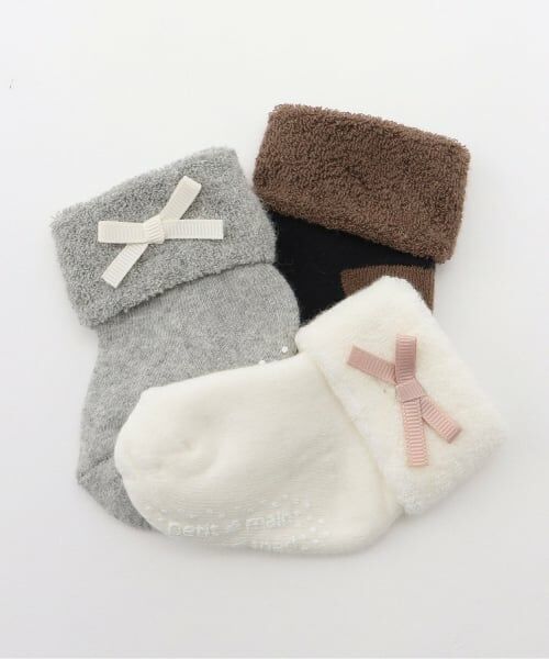 petit main / プティマイン ベビー・キッズウエア | BABY3Pソックス | 詳細2