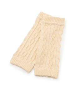 petit main / プティマイン ベビー・キッズウエア | もこもこケーブルレッグウォーマー