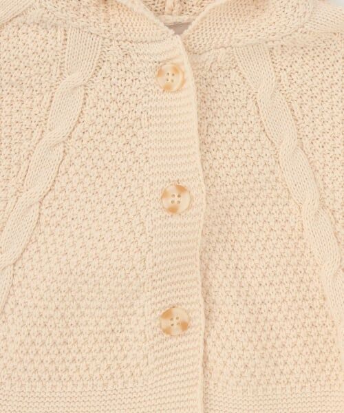 petit main / プティマイン ベビー・キッズウエア | ニットケープ | 詳細15