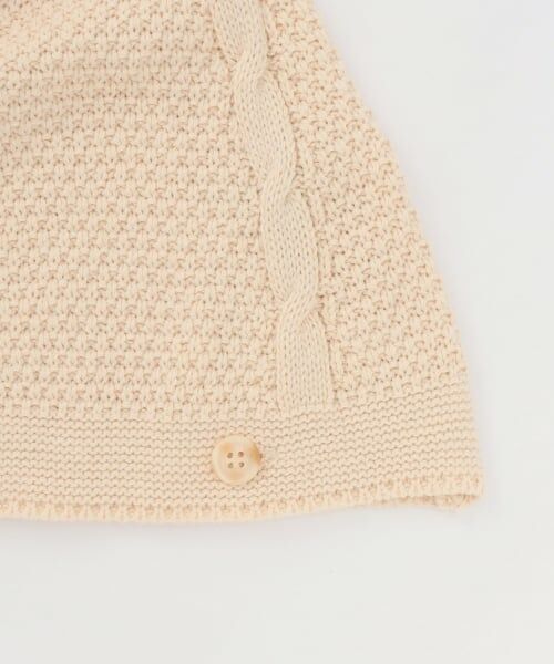 petit main / プティマイン ベビー・キッズウエア | ニットケープ | 詳細16