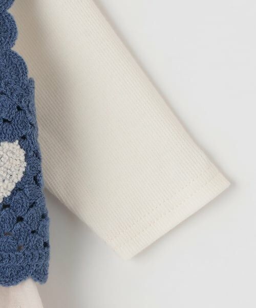 petit main / プティマイン ロンパース | 【リンク】クロシェベストつきロンパース | 詳細10