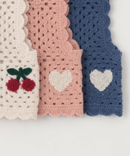 petit main / プティマイン ロンパース | 【リンク】クロシェベストつきロンパース | 詳細11