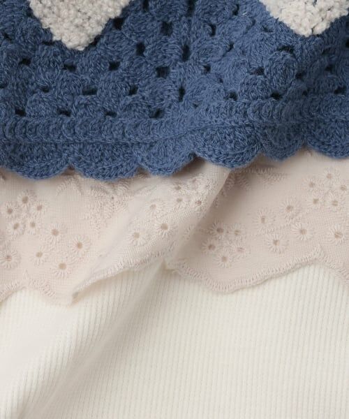 petit main / プティマイン ロンパース | 【リンク】クロシェベストつきロンパース | 詳細15