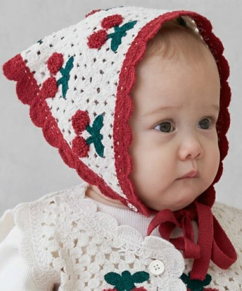 petit main / プティマイン ロンパース | 【リンク】クロシェベストつきロンパース | 詳細3